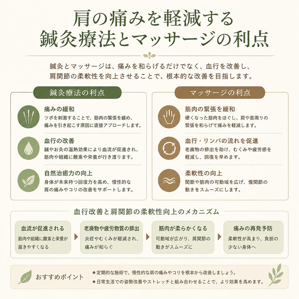 鍼灸療法とマッサージの効果