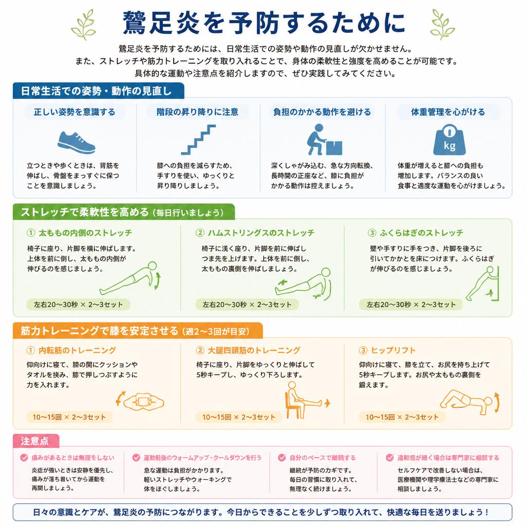 日常生活での対策と予防法