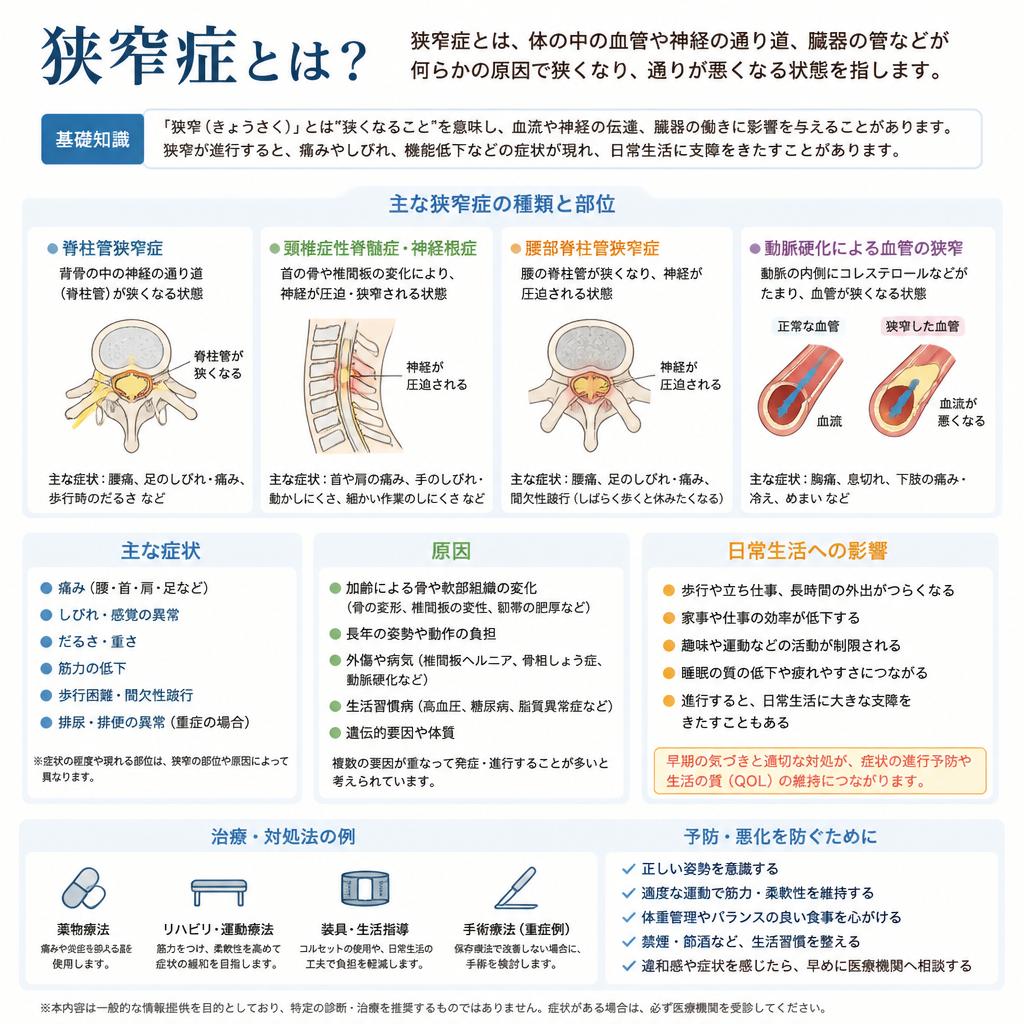 2. 狭窄症とは？