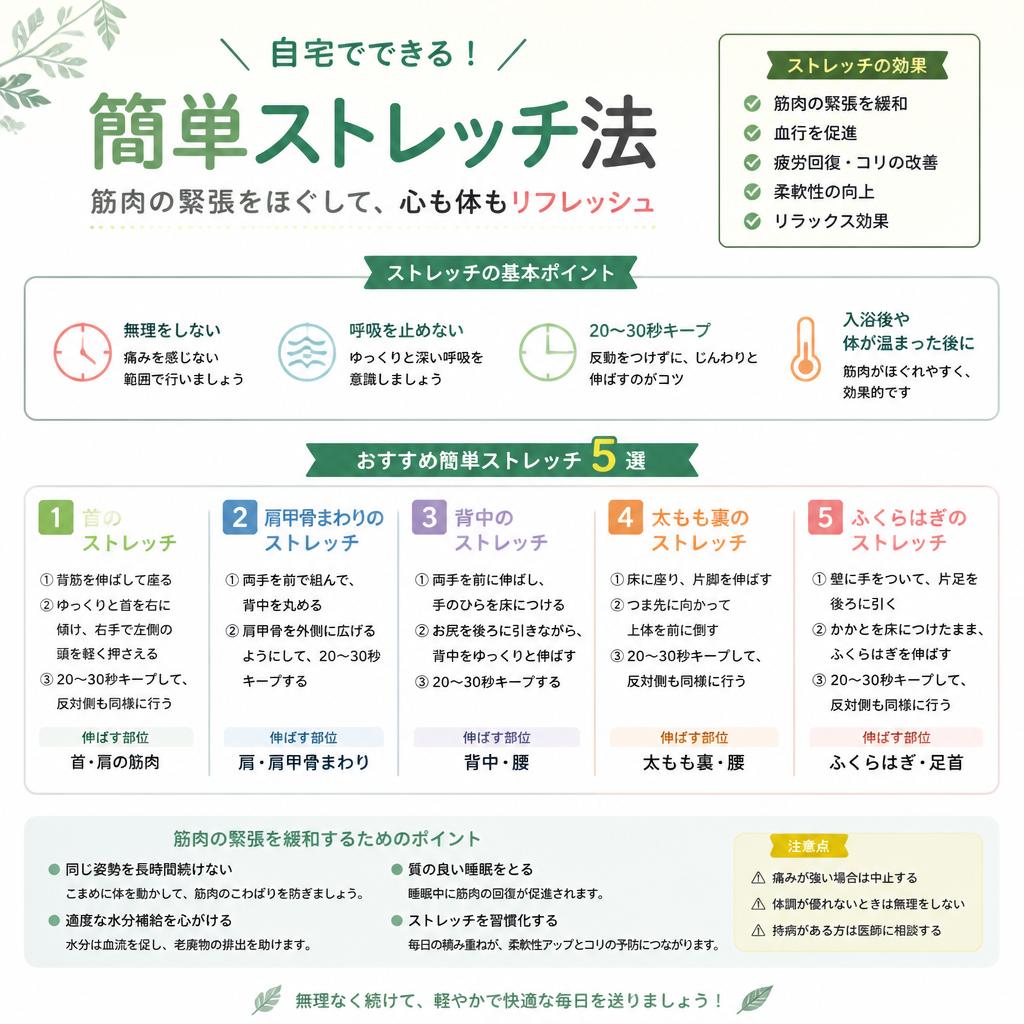 2. 効果的なストレッチ法