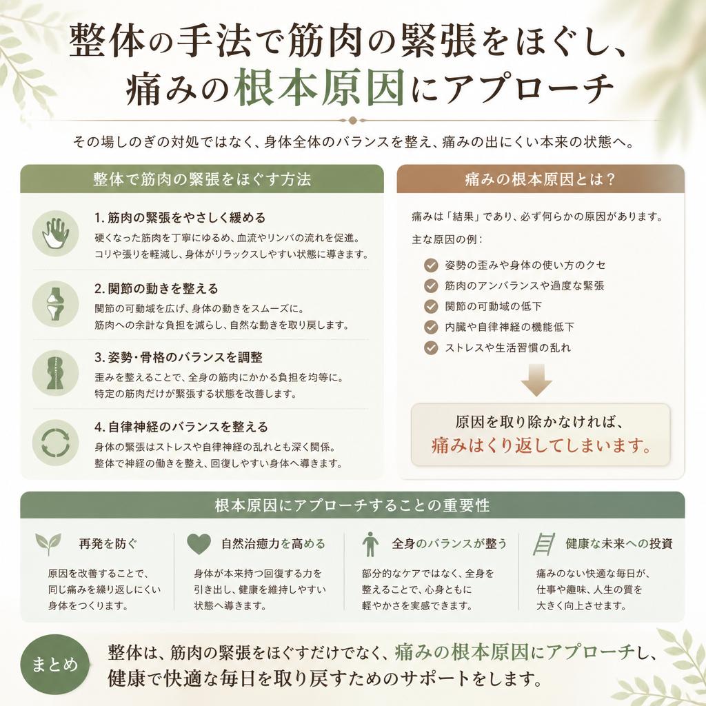 4. 整体による身体のバランス調整