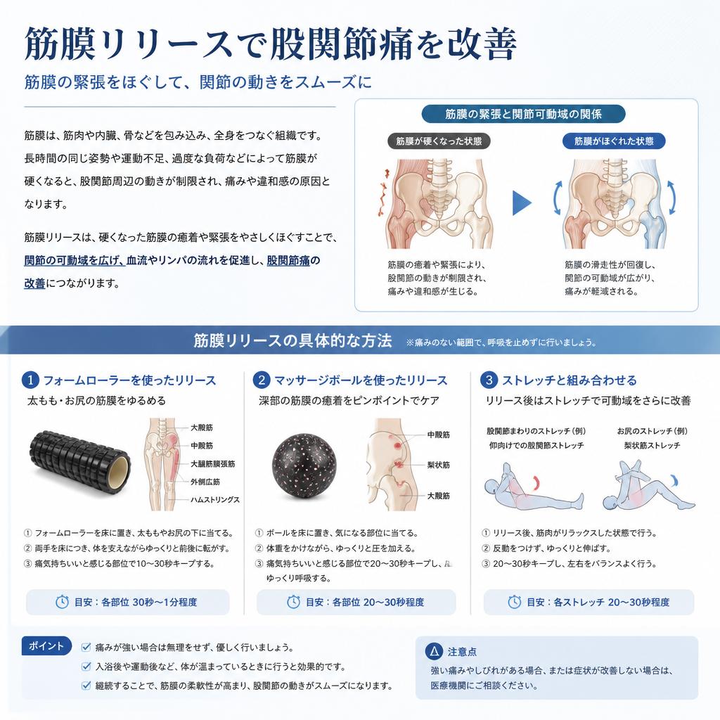 筋膜リリースで体のバランスを整える