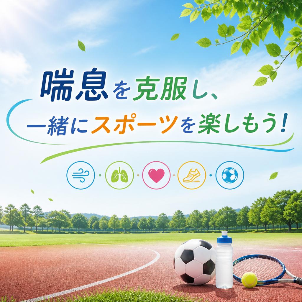 喘息を克服し、一緒にスポーツを楽しもう！