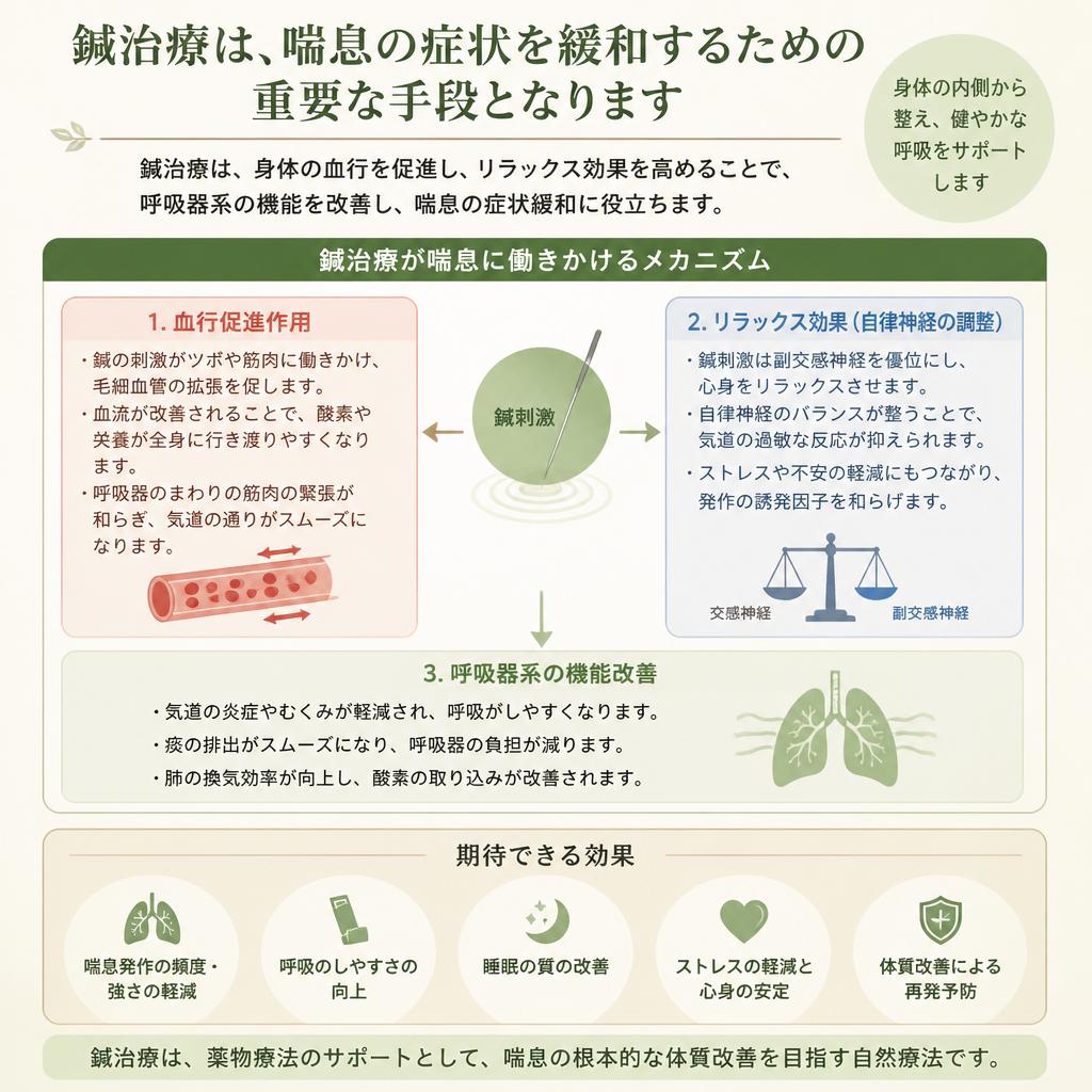 鍼治療がもたらす喘息への効果