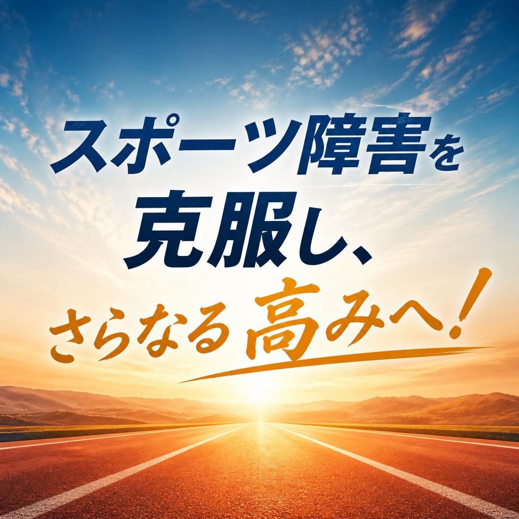 スポーツ障害を克服し、さらなる高みへ！