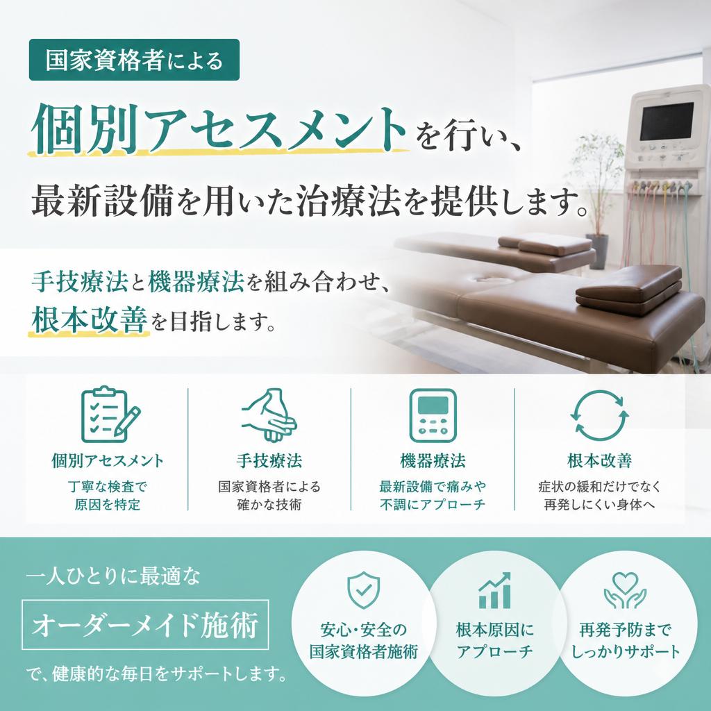 専門的な施術法のご紹介