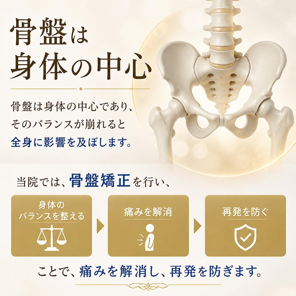 骨盤矯正の重要性