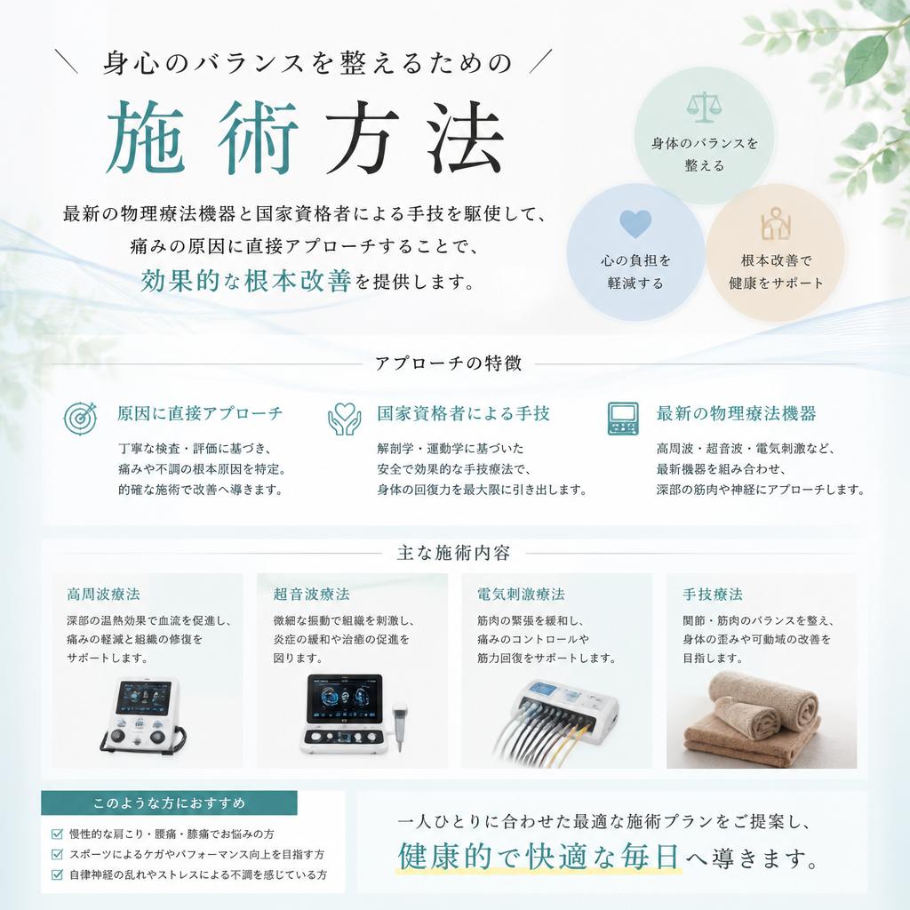 根本改善施術のご紹介