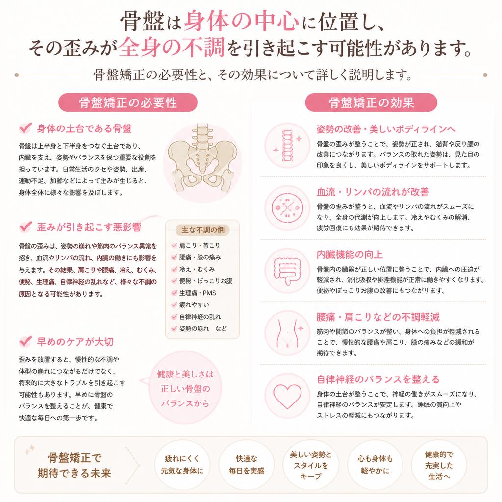 骨盤矯正の重要性