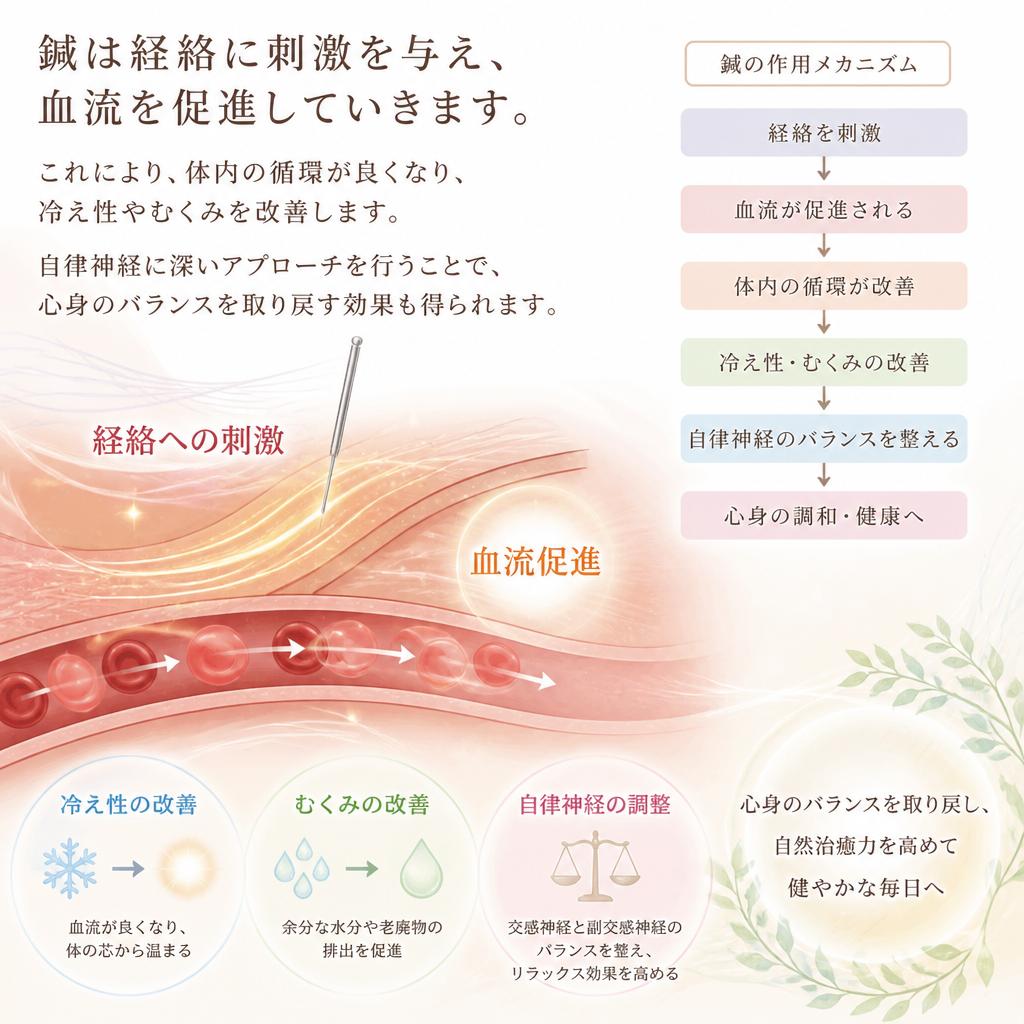 鍼灸の効果とそのメカニズム
