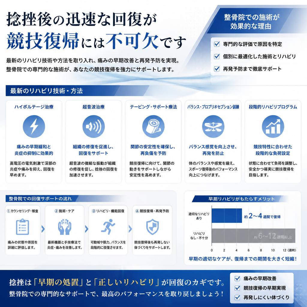 迅速な回復を目指すリハビリテーション