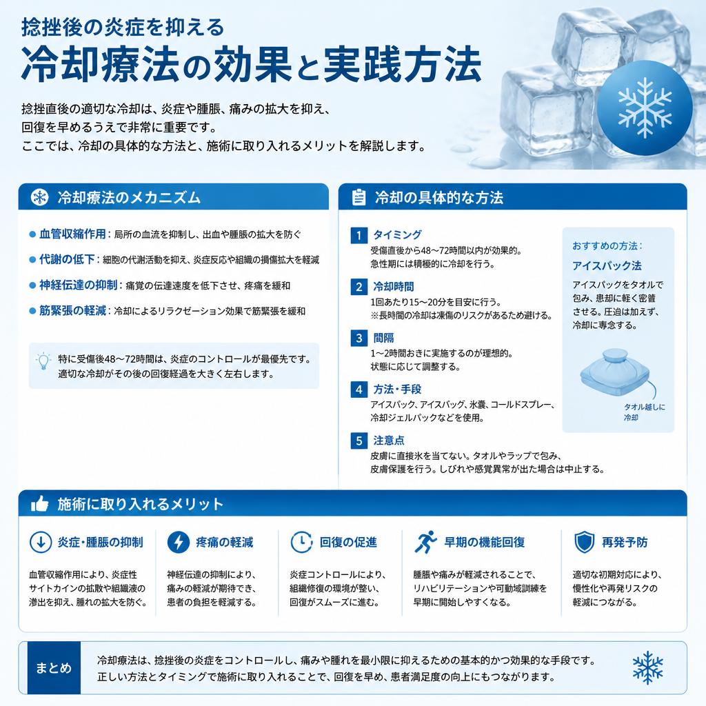 冷却療法の効果と活用法