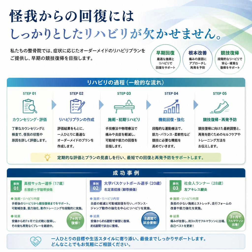 リハビリテーションでのアプローチ
