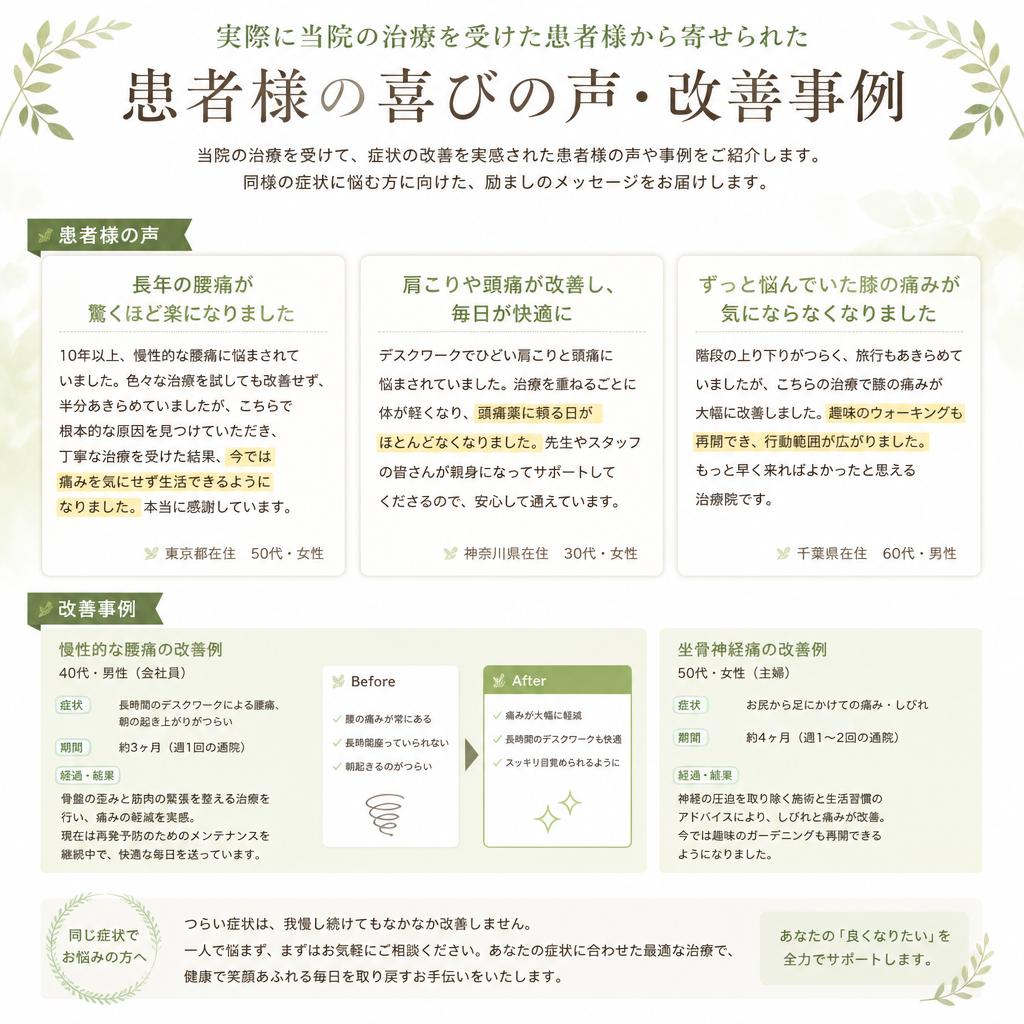 お客様の声と成功事例