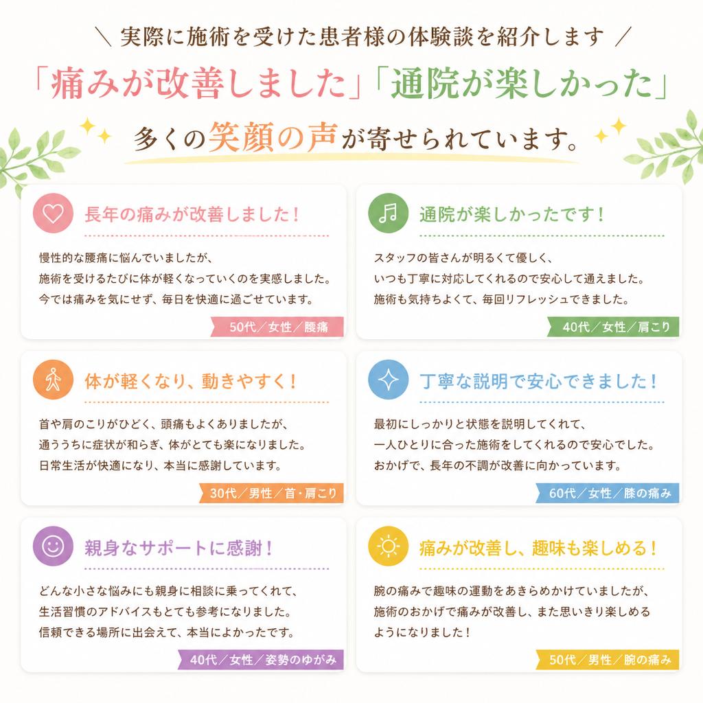 患者様の声