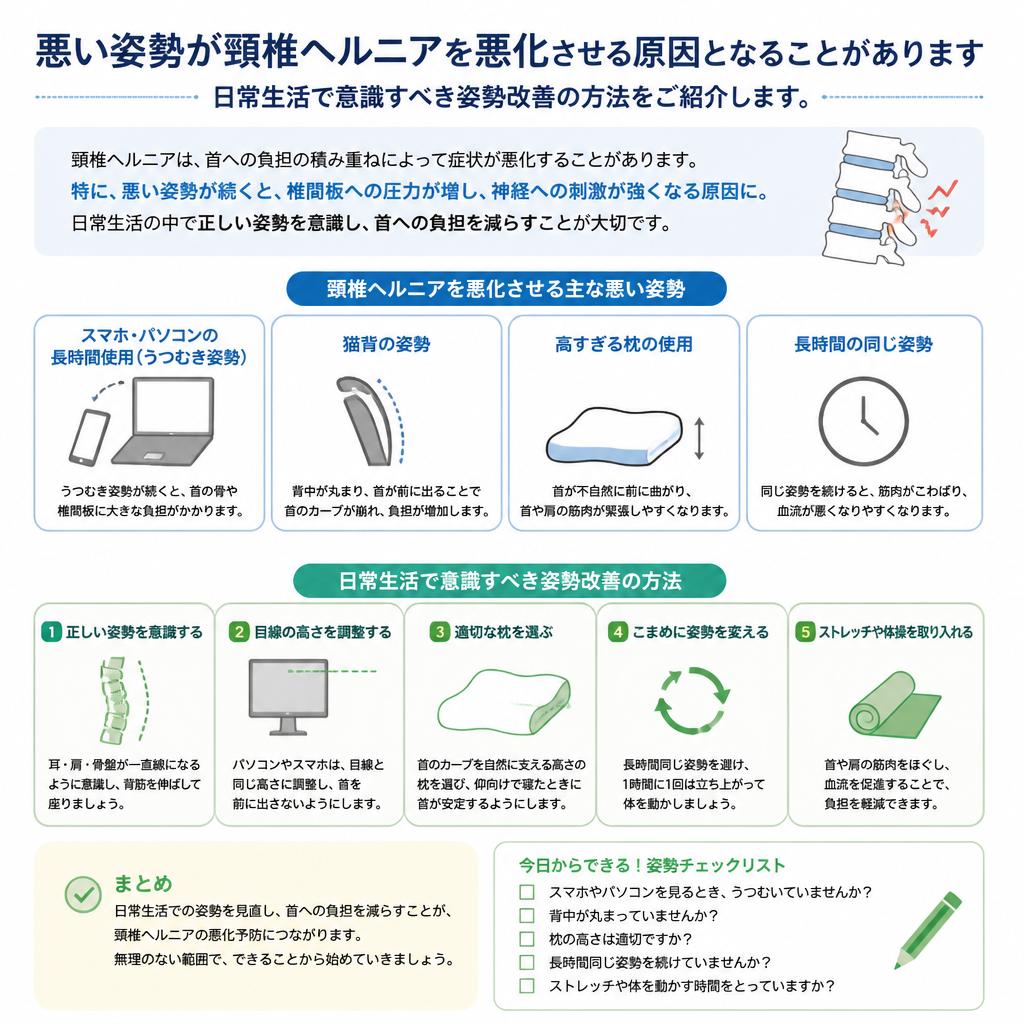 姿勢改善の重要性