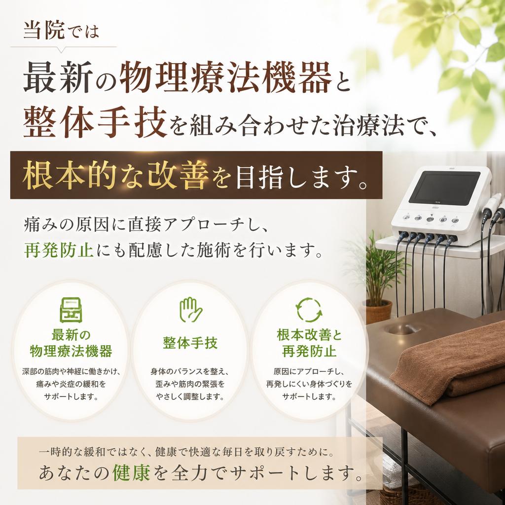アスリート整骨院の治療法