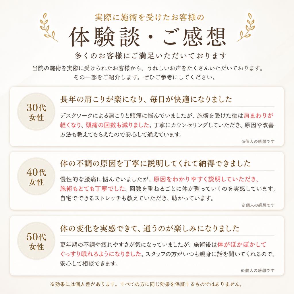 お客様の声