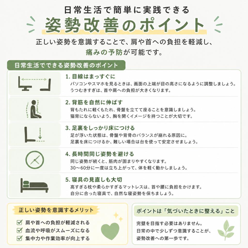 効果的な姿勢改善法