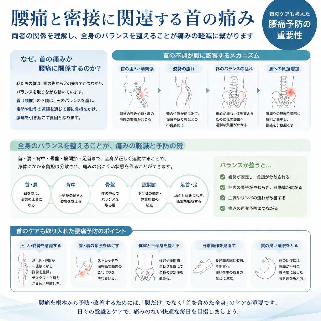 首の痛みとの関係性