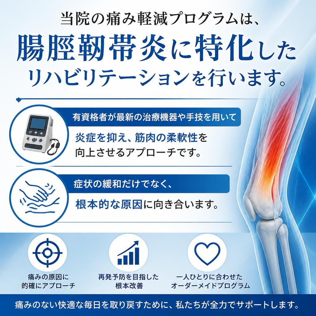痛み軽減プログラムの特徴