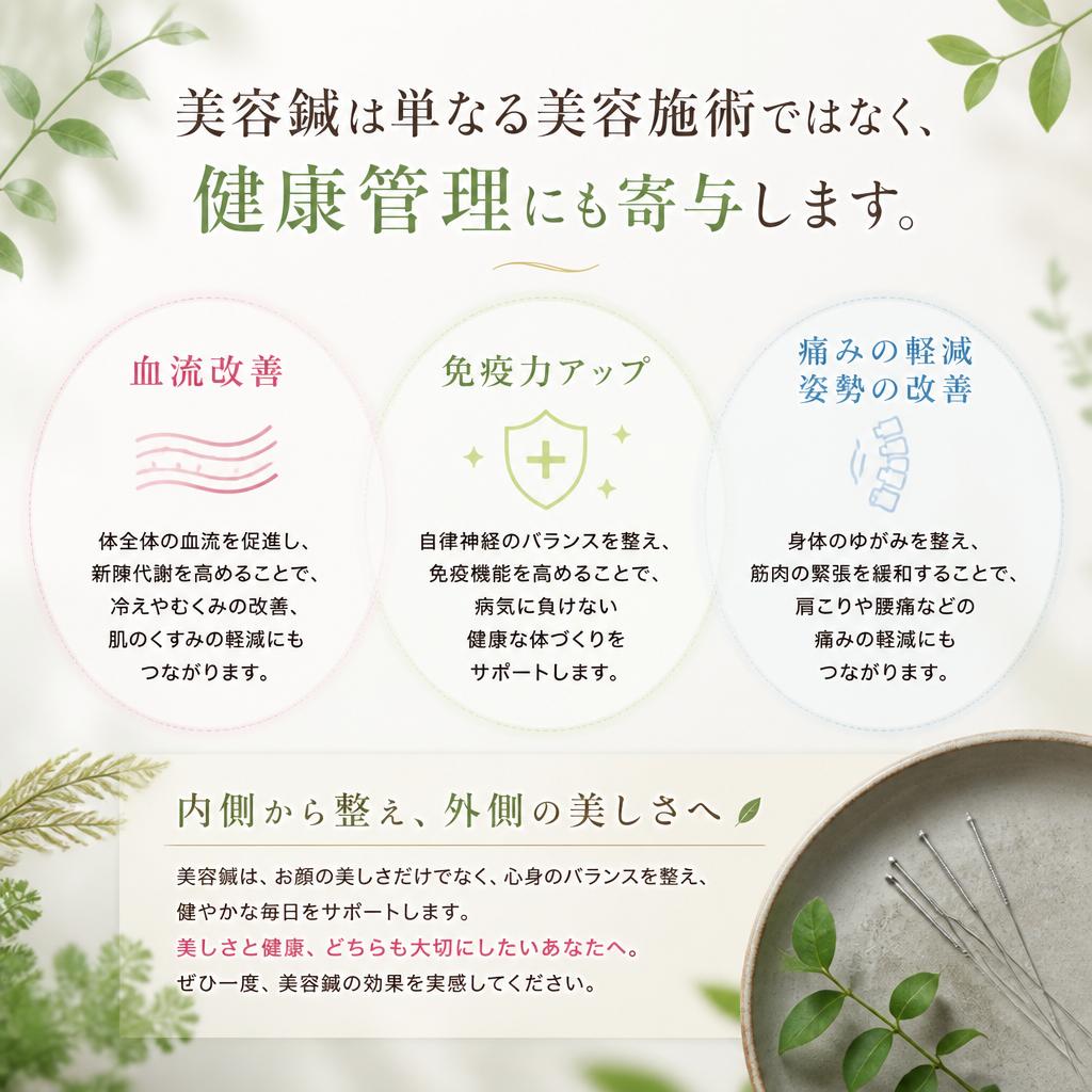 健康管理としての美容鍼