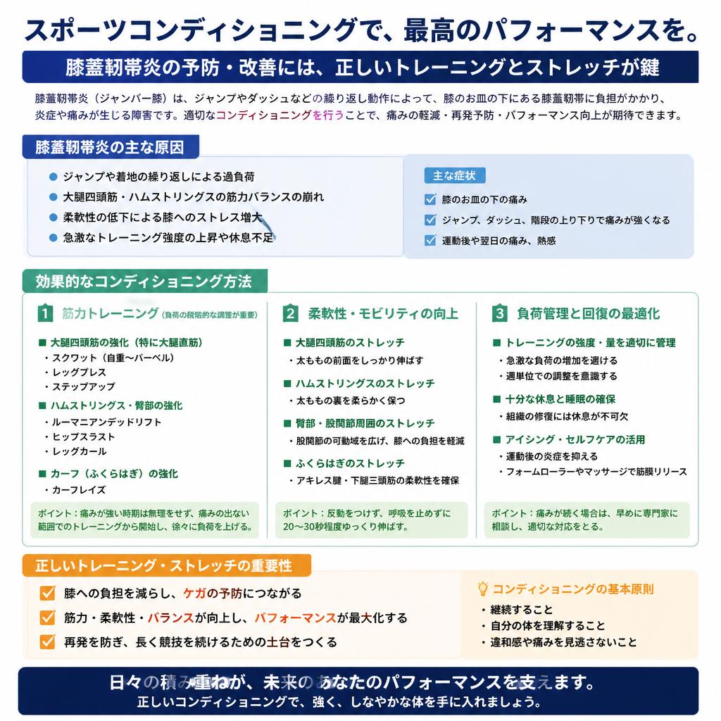 スポーツコンディショニングの重要性