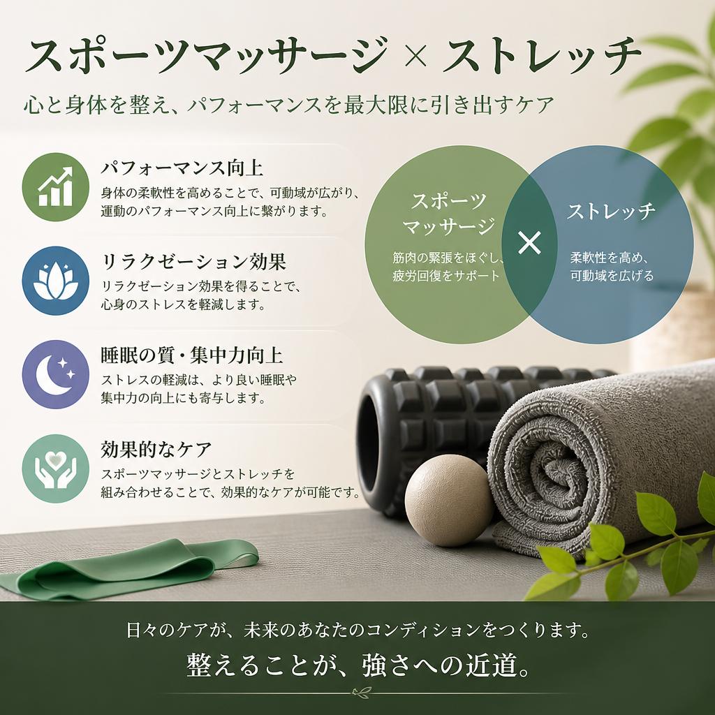 リラクゼーションとストレッチの重要性
