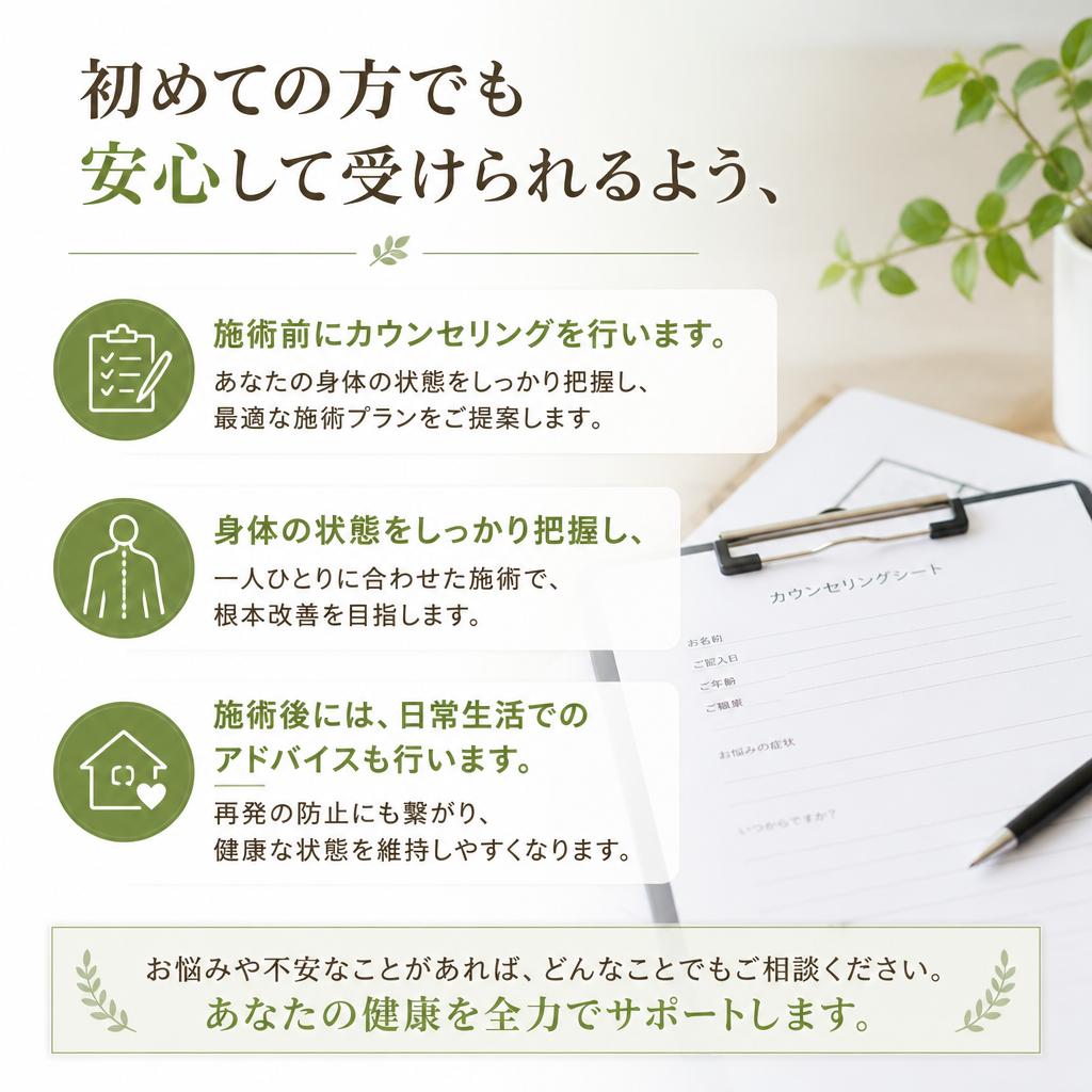 施術の流れ