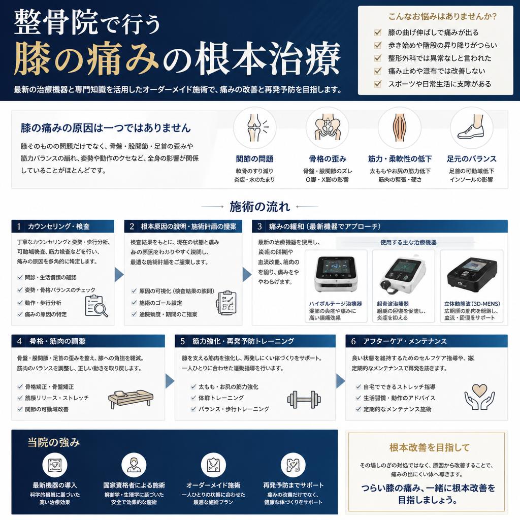 根本治療と整骨院の役割